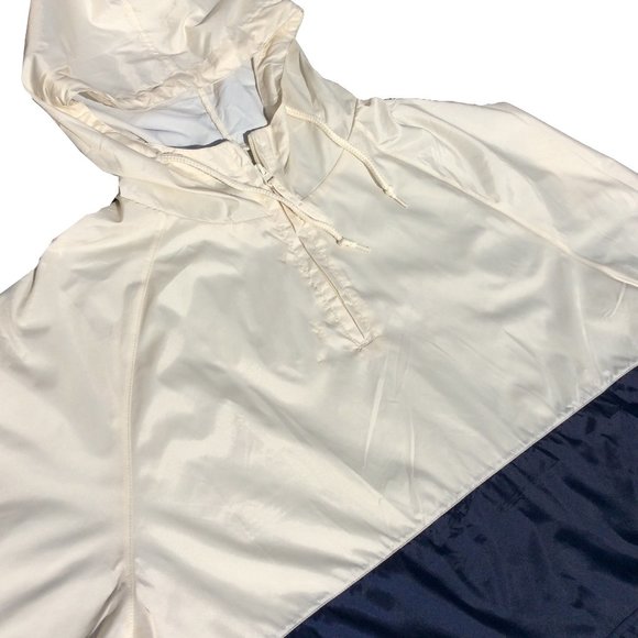 Cream and navy windbreaker - Picture 2 of 2